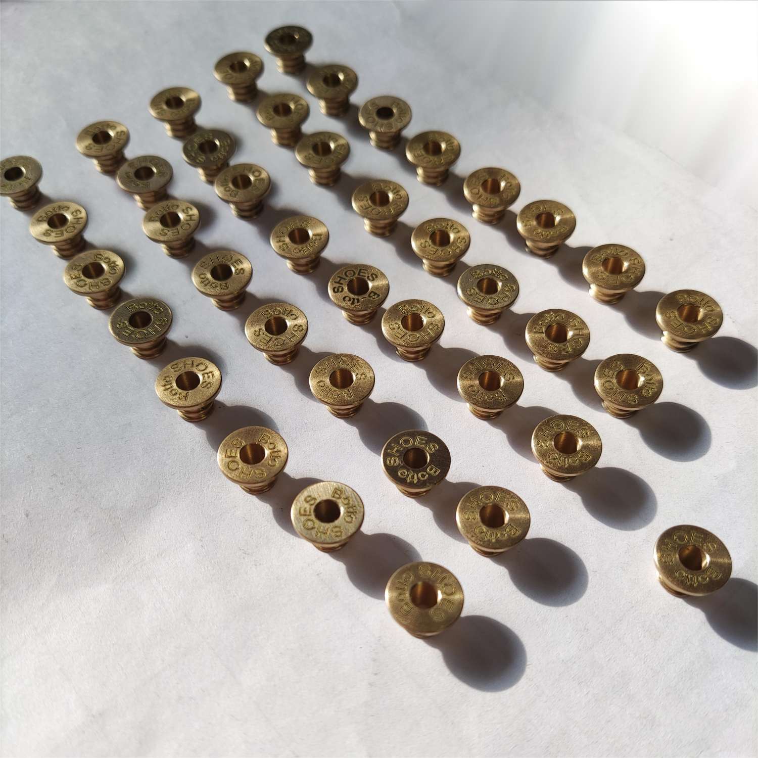 CNC Turning Brass Parts with Laser Marking - JTR China