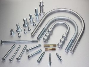 Electro-galvanizing bolts